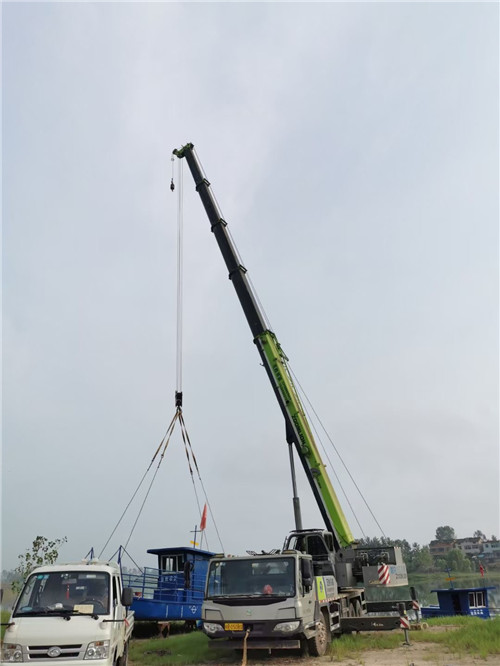 武隆区桥梁建设吊装案例